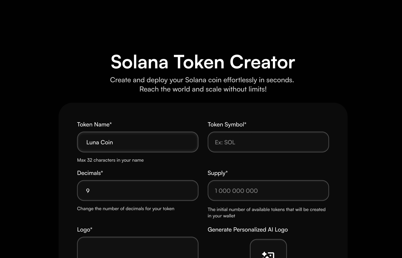 LunaDeploy App Interface